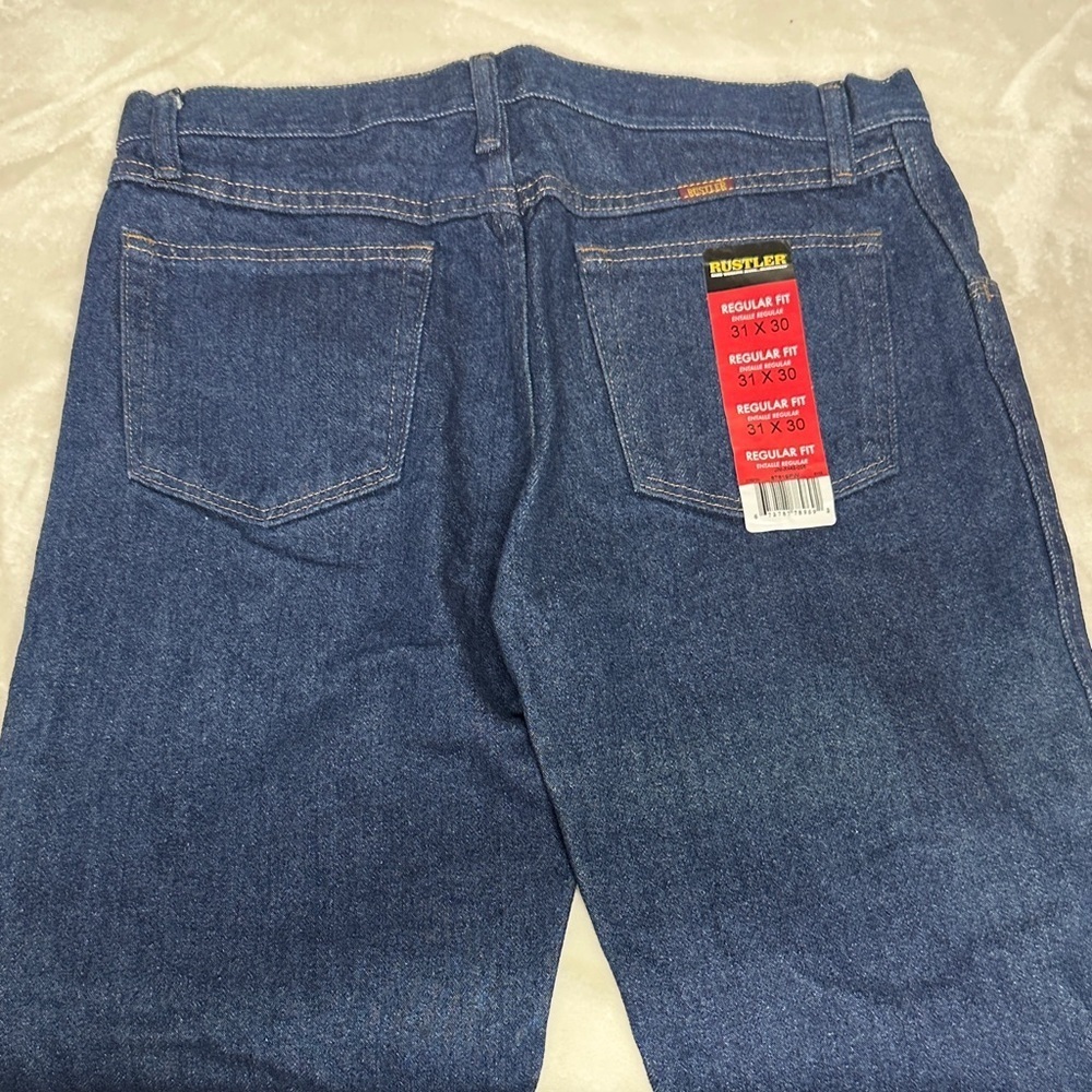 Rustler Men's Regular Fit Denim Jeans